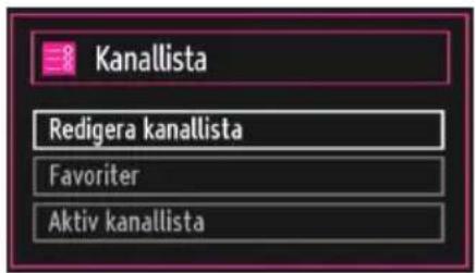 Luxor LED550FHD - Hantera stationer: Kanallista - 1