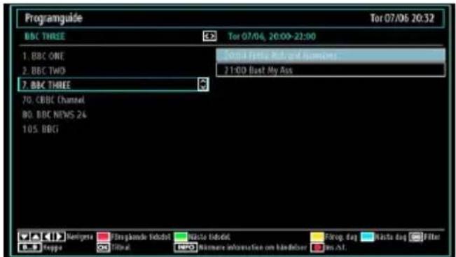 Luxor LED550FHD - Visa elektroniska programguiden (EPG) - 2
