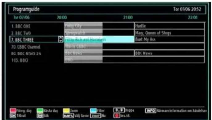 Luxor LCD40LXC - Visa elektronisk programguide (EPG) - 3