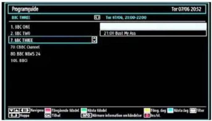 Luxor LCD40LXC - Visa elektronisk programguide (EPG) - 2