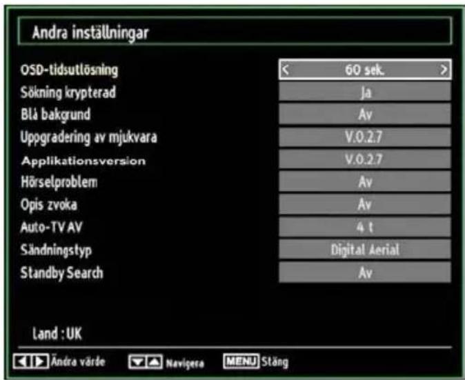 Luxor LCD40LXC - Konfigurering av övriga källor - 1