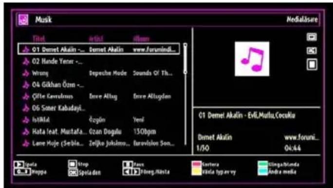 Luxor LCD40LXC - Spela musik via USB - 1