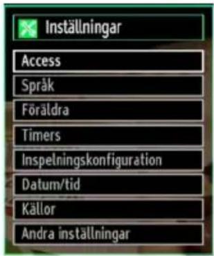 Luxor LC32CL - Konfiguration av din TV:s inställningar - 1