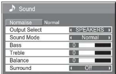 PANASONIC TH-55LF60W - Sound (Ljud) Justering - 1