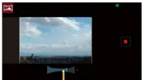 PANASONIC Lumix DMC-C1 - Tryck in avtryckarknappen helt och rör apparaten i en liten cirkel i pilens riktning på skärmen. - 2