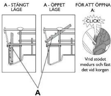 WHIRLPOOL ADPU 300 IX - Ställa in disk i korgarna - 1