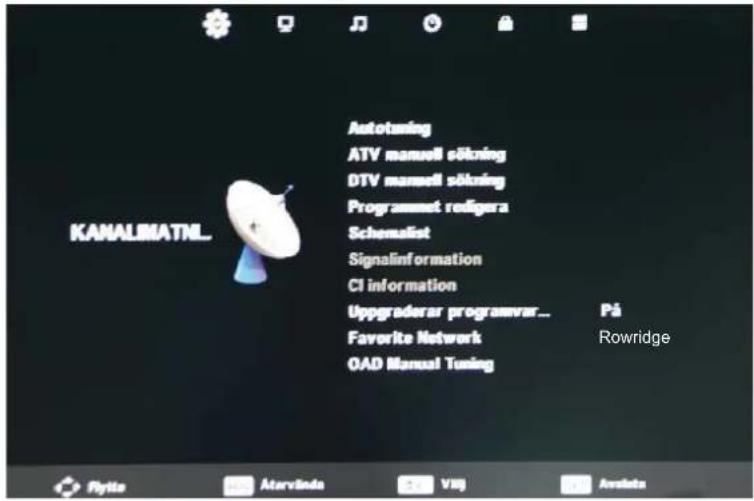 SALORA LED29DVDT - Kanalimatning smeny - 1