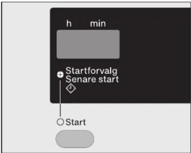 h min Startforvalg Senare start Start