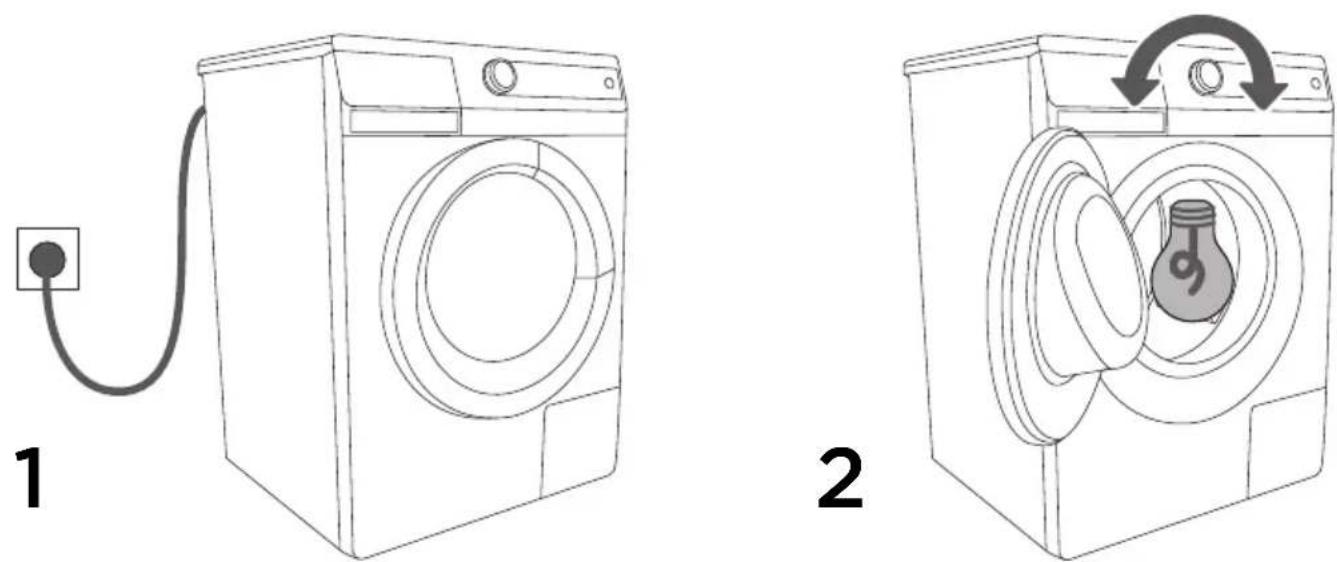 GORENJE W88644 - 1: E STEG: KONTROLLERA LAPPARNA PÅ TVÄTTEN - 31