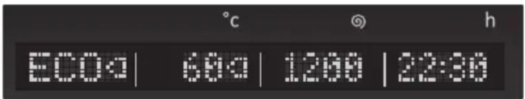 °C h ECOo | 600 | 1200 | 22:30