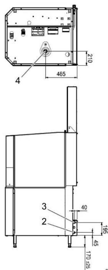 Metos WD-90 DUO - Anslutningar - 4