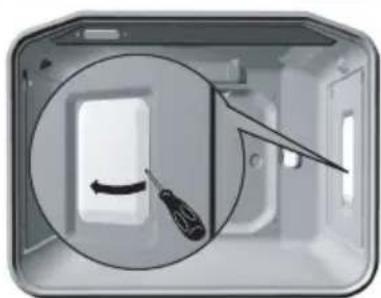 GORENJE EI67552AW - Ugnens lampbas och sockel är under spänning. Det fi nns risk för elstöt! - 2