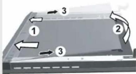 GORENJE EC88562AW - Ta bort trådskenhållare - 1