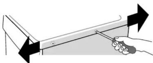 ASKO CS9622 - Inställning av spishällens djup - 1