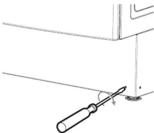 Husqvarna-Electrolux QSG6112 - Nivåjustering - 2