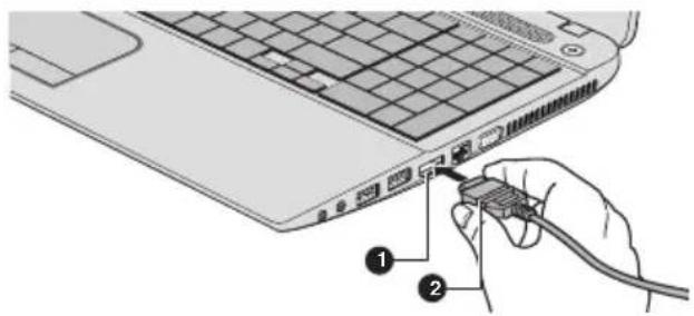 TOSHIBA C50D - HDMI-utgången - 2