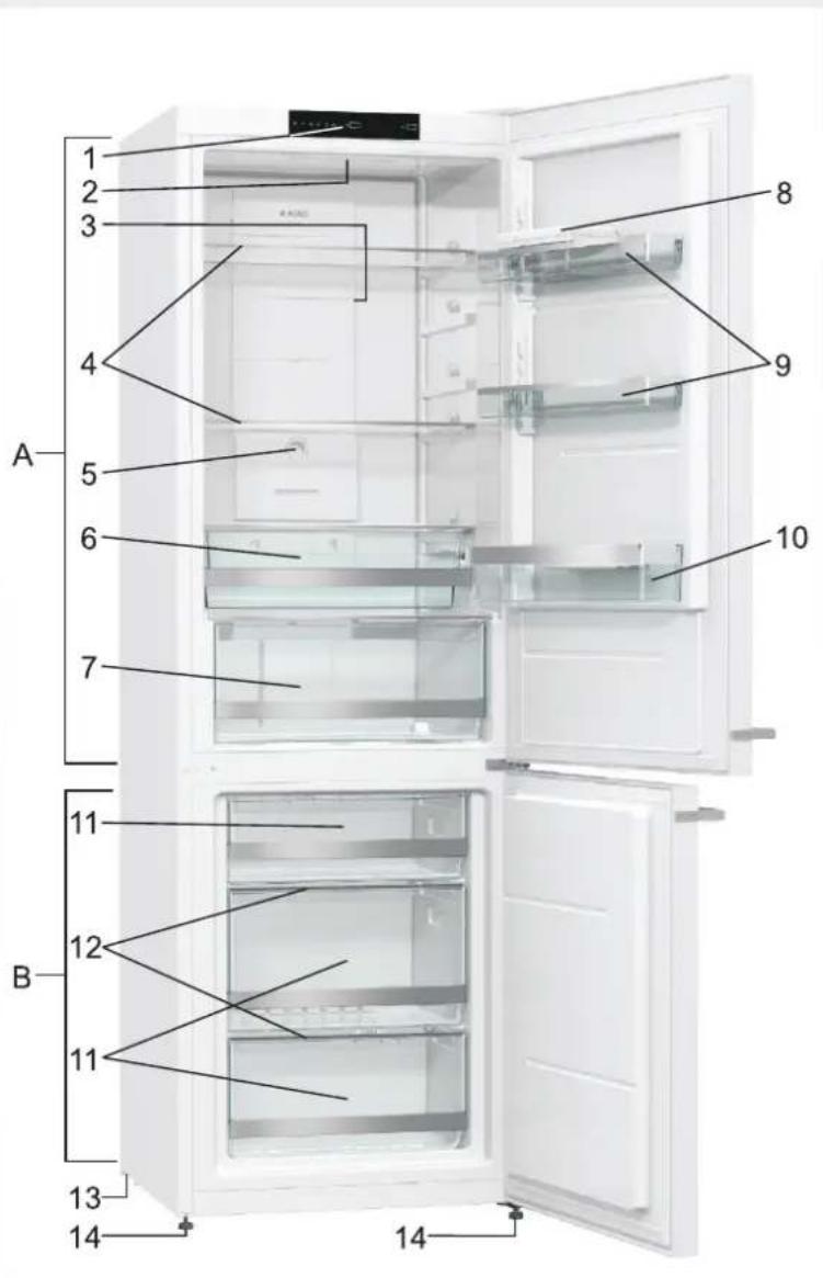 ASKO RF2283W - NoFrost-apparat - 1