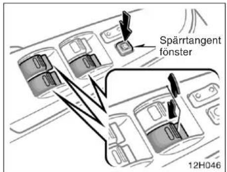 Spärrtangent fönster 12H046