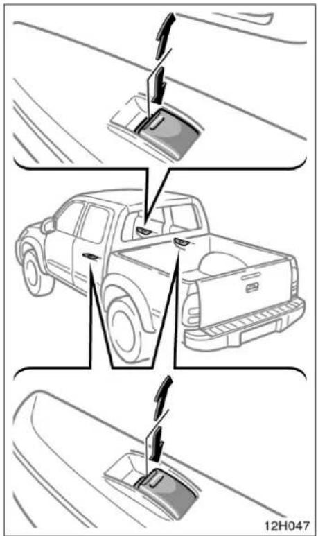 TOYOTA Hilus (2005) - ÖPPNA OCH STÄNGA FÖNSTRET PÅ FÖRARSIDAN - 3