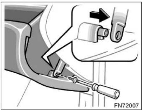 TOYOTA Avensis (2006) - —Kontroll och byte av filter till luftkonditioneringen - 1