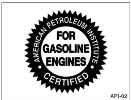 AMERICAN PETROLEUM INSTITUTE FOR GASOLINE ENGINES CERTIFIED API-02