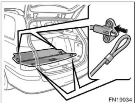 TOYOTA Avensis (2006) - Gör så här för att använda förvaringsfacket. - 2