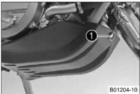 KTM 200 EXC - Demontera motorskyddet (SIX DAYS) - 1