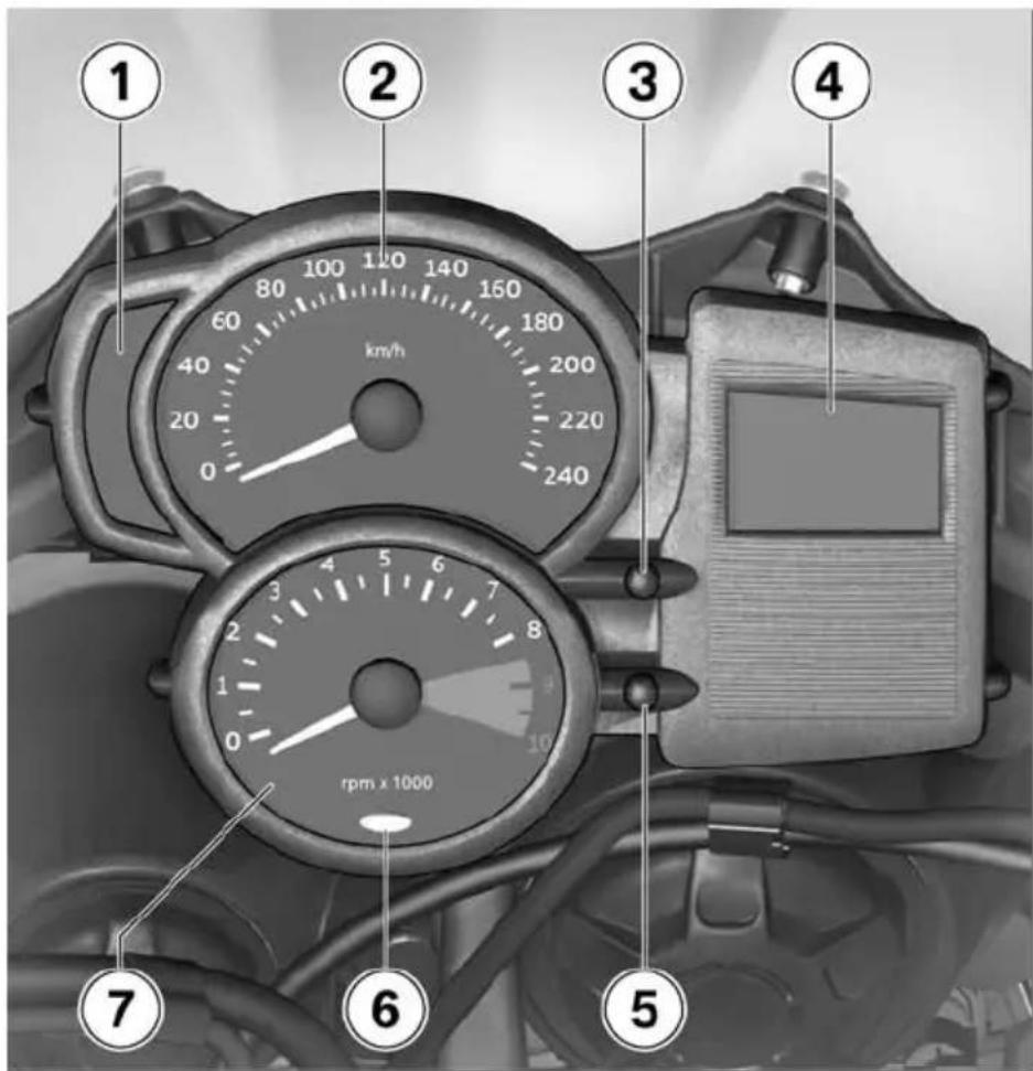 BMW F 800 GS - Kombiinstrument - 1