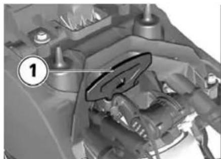 BMW F 800 GS - Inställning av bakhjulets fjäderförspänning - 1