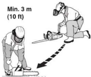 JONSERED CS 2163 - SÄKERHETSINSTRUKTIONER - 8