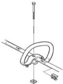 JONSERED GC 2125 - Montering av J-handtag - 2
