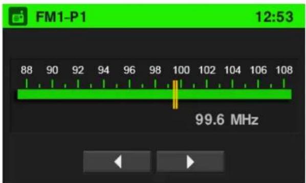 FM1-P1 12:53 88 90 92 94 96 98 100 102 104 106 108 99.6 MHz