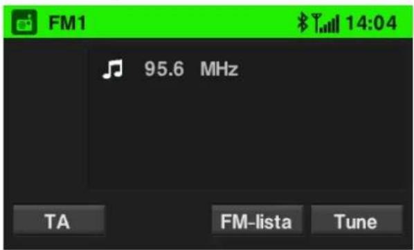 FM1 95.6 MHz TA FM-lista Tune