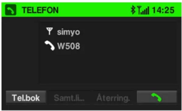 TELEFON simyo W508 Tel.bok Samt.li... Återring. No