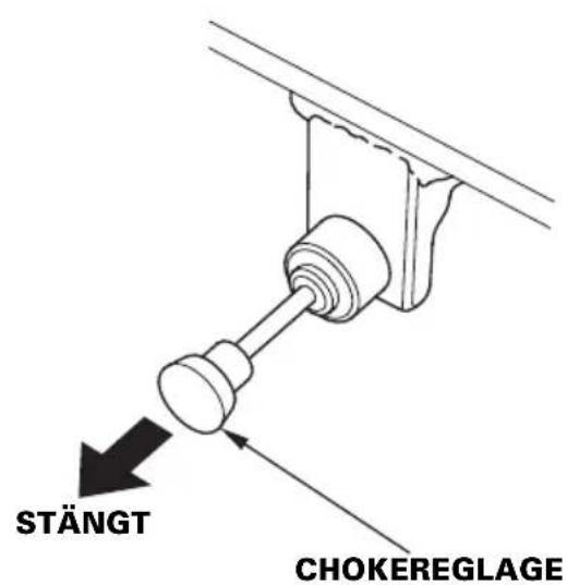 STÄNGT CHOKEREGLAGE