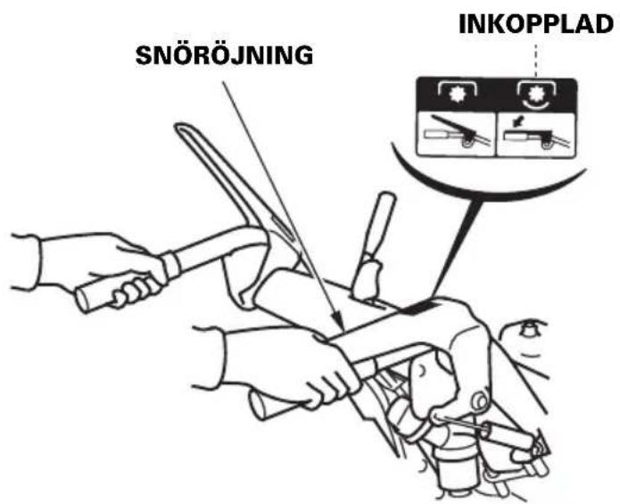 Honda HSS1380 - Snöskruvens kopplingshandtag - 4