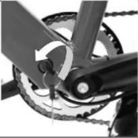 Nishiki Assist FX - Montering och demontering av batteriet - 3