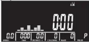 0:00 0.0 | 0:00 | 0.0 | 0 | 0 | P SPEED TIME DISTANCE & CALIBERS WAIT PULSE