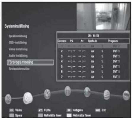 SysteminSillring Spräkinstilling CSD-instilling Video Instilling Audio Instilling Forprogramming Systeminformation Evenem PK Ar Spokain Programs 1 - - - - - - - - - - - - - - - - - - - - - - - - - - - - - - - - - - - - - - - - - - - - - - - - - - - - - - - - - - - - - - - - - - - - - - - - - - - - - - - - - - - - - - - 2 ----- --- --- --- Ar L. SVT 1 3 ----- --- --- --- Ar L. SVT 1 4 ----- --- --- --- Ar L. SVT 1 5 ----- --- --- --- Ar L. SVT 1 6 ----- --- --- --- Ar L. SVT 1 7 ----- --- --- --- Ar L. SVT 1 OK Vasa AT Flyta OK Hadigera MDE Exit Spaer Nolvatka Timer Nolvatka Timer
