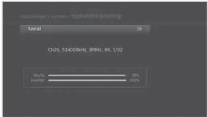 Inkswagen - System - Signaldetektering Kanal 26 Ch26, 514000kHz, 8MHz, 8K, 1/32 Styrks 90% Evalink 100%