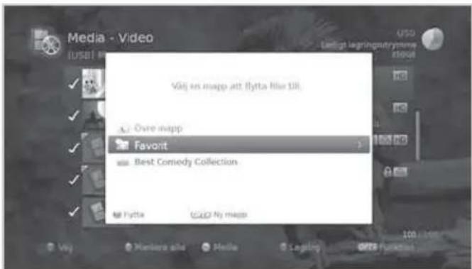 Välj en mapp att Bytta Nive 118. Over mapp Favorit Best Comedy Collection Fytta My mapp