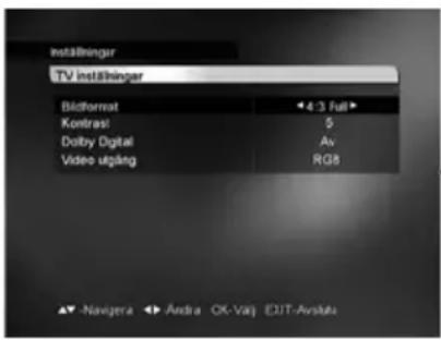 GRUNDIG DSR 6454 HD/CD - Välja videosignal för Euro AV-utgången (TV) - 1