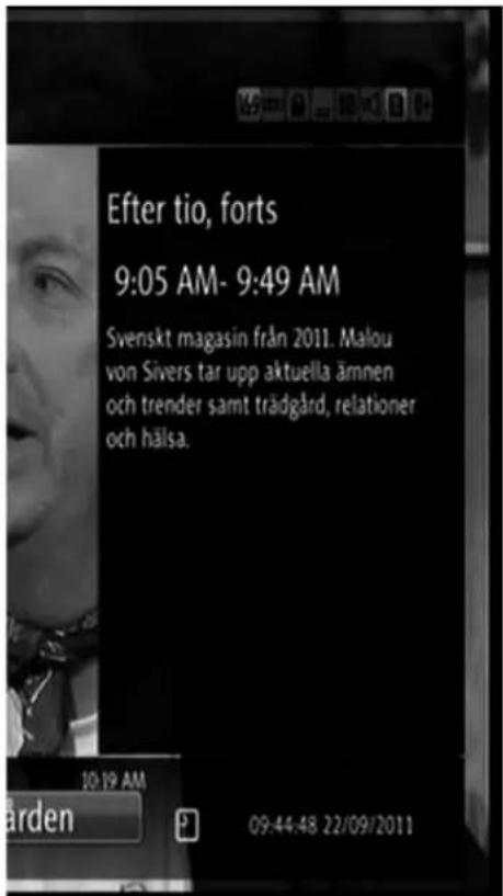 Efter tio, forts 9:05 AM- 9:49 AM Svenskt magasin från 2011. Malou von Sivers tar upp aktuella ämnen och trender samt trädgård, relationer och hälsa.