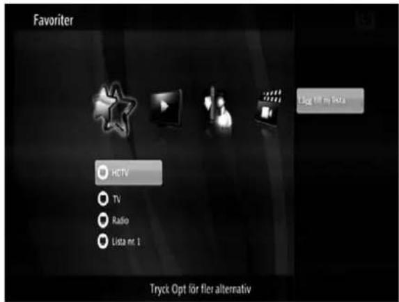 Favoriter HCTV TV Radio Lista nr 1 Tryck Opt for flex alternative