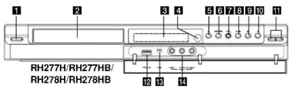 1 2 3 4 5 6 7 8 9 10 11 RH277H/RH277HB/ RH278H/RH278HB 12 13 14
