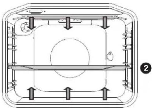 GORENJE BOP637E14XG - ÖVRE OCH NEDRE VÄRMARE - 2
