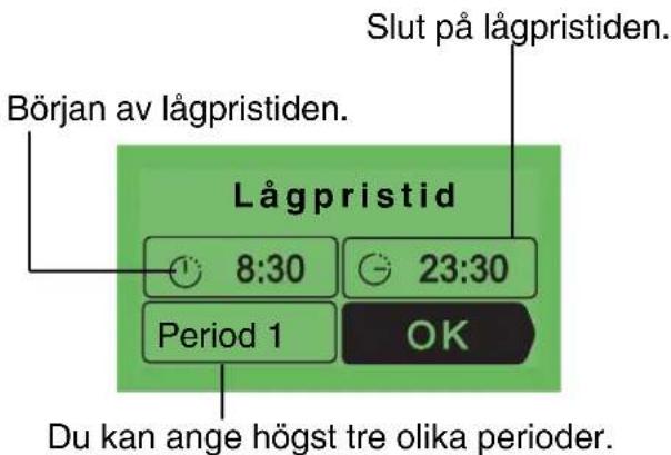 ASKO OP8650 - Inställning av elförbrukningen - 2