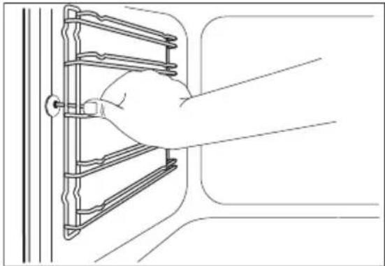 ELECTROLUX EOA8000V - Avlägsna ugnsstegarna - 1