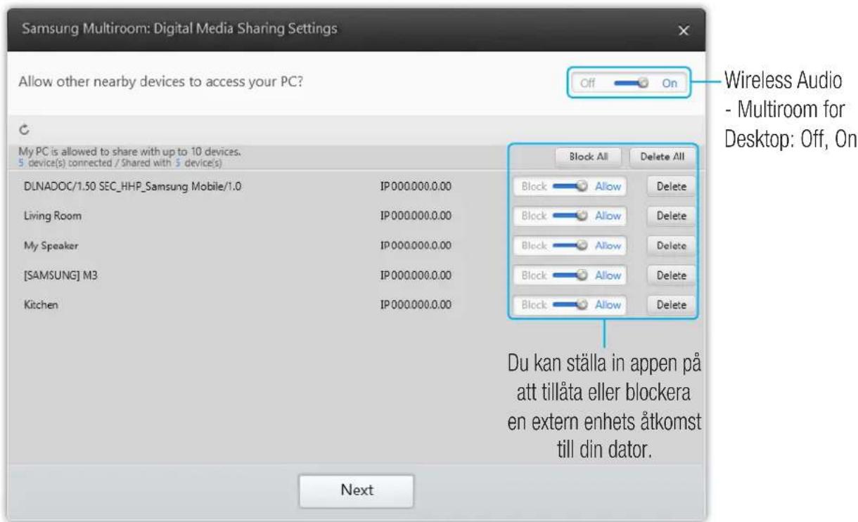 SAMSUNG WAM7500 360 R7 - ANMÄRKNINGAR - 1