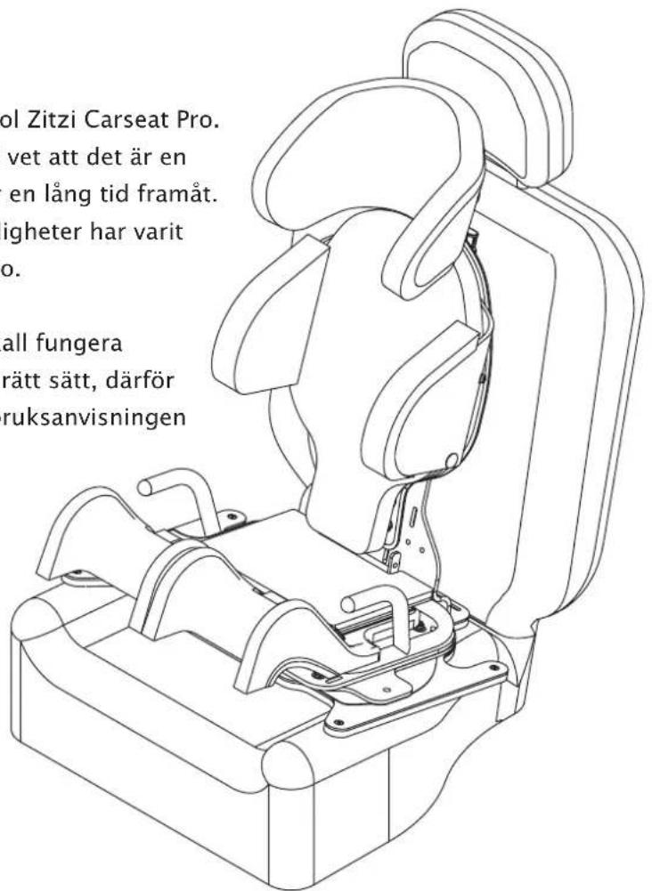 ol Zitzi Carseat Pro. vet att det är en en lång tid framåt. igheter har varit o. all fungera rätt sätt, därför ruksanvisningen